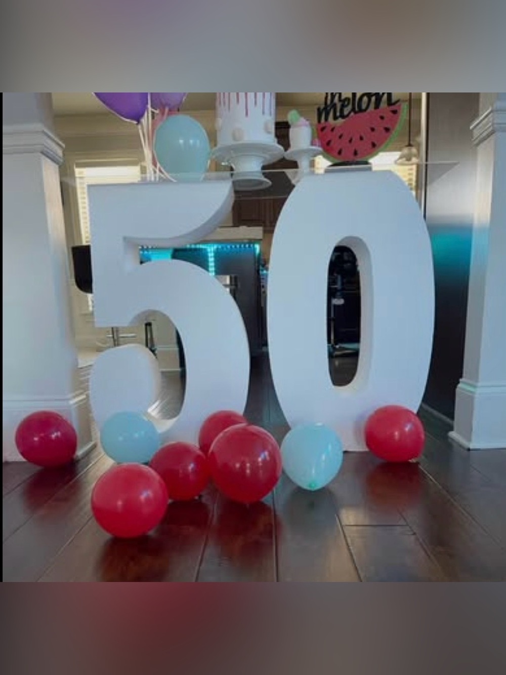 Large Decorative Foam Number 7 | 30” Tall Event Props - Picture 10 of 12